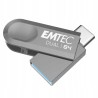 Outlet Pendrive Emtec D280 64GB USB 3.2 Dual USB-C USB-A szary