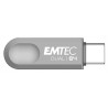Outlet Pendrive Emtec D280 64GB USB 3.2 Dual USB-C USB-A szary