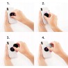 Outlet PopSockets PopGrip z wymiennym uchwytem, wzór kota, beżowy
