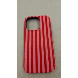 Outlet Etui dwuczęściowe w różowe i czerwone paski do iPhone'a 16 Pro