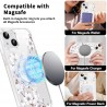 Outlet Magnetyczne etui przeźroczyste do iPhone 13/14 6,1" ze wzorem