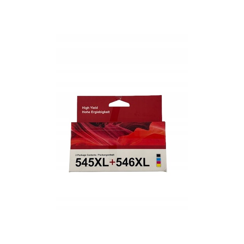 Outlet Redsee PG-545XL CL-546XL tusze do Canon czarny kolor zestaw wydajne