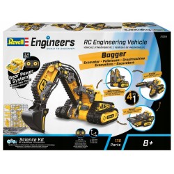 Outlet REVELL RC Engineers Pojazd inżynieryjny 4w1 do zbudowania 176 elem.