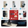 Outlet PORTENTUM MAG-AV-1 Uchwyt samochodowy na telefon, obrót 360°