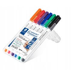 Outlet Marker suchościeralny wielokolorowy Staedtler 6 szt.