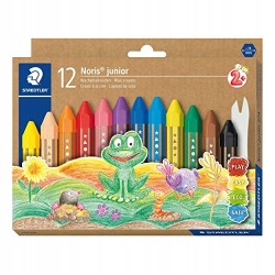 Outlet KREDKI ŚWIECOWE STAEDTLER 12szt. różnokolorowe