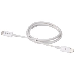 Outlet Kabel AmazonBasic USB - USB typ C 0.9 m biały