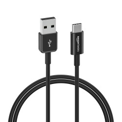 Outlet Kabel AmazonBasic USB - USB typ C 0.9 m biały