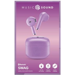 Outlet Słuchawki douszne bezprzewodowe CELLULARLINE Swag Bluetooth do 20h