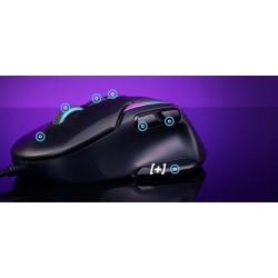 Outlet Mysz przewodowa TURTLE BEACH Kone II z podświetleniem LED Czarny