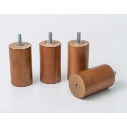 Outlet Nogi meblowe IPEA 100 mm 4 sztuki brązowe