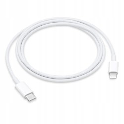 Outlet Apple przewód z USB-C na Lightning 1m biały