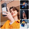 Outlet Etui magnetyczne TOCOL do iPhone 16 Pro 6.3" przezroczysto-czarne