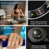 Outlet Smart Ring 13 srebrny ze stali nierdzewnej, 5 ATM, monitor