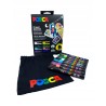 Outlet Posca Marker wodny dekoracyjny wielokolorowy UNI 6 szt