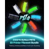 Outlet Pakiet 8 Filamentów do drukarki 3D SUNLU GLOW PETG 1.75 mm 2KG
