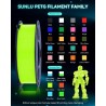 Outlet Pakiet 8 Filamentów do drukarki 3D SUNLU GLOW PETG 1.75 mm 2KG