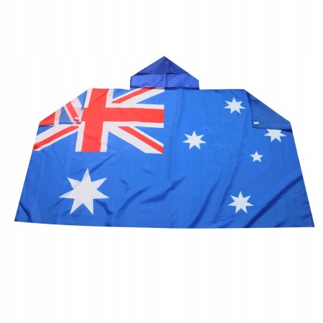 Outlet AZ FLAG - Flaga Australii 150x90 cm - Peleryna z rękawami 100%