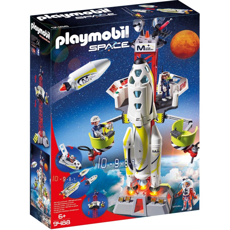 Outlet Playmobil Space Rakieta kosmiczna z rampą 9488