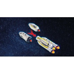 Outlet Playmobil Space Rakieta kosmiczna z rampą 9488