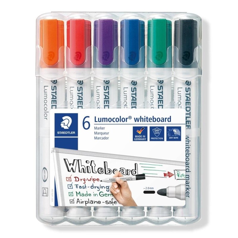Outlet Marker suchościeralny wielokolorowy Staedtler 6 szt.