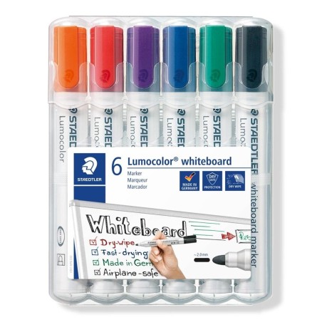 Outlet Marker suchościeralny wielokolorowy Staedtler 6 szt.