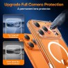 Outlet Etui TAURI do iPhone 17 Pro 6,9" z hartowanym szkłem przeźroczystym