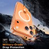 Outlet Etui TAURI do iPhone 17 Pro 6,9" z hartowanym szkłem przeźroczystym