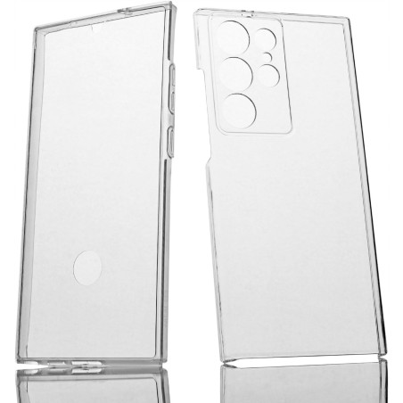 Outlet Etui Samsung Galaxy S23 Ultra przezroczyste przód/tył
