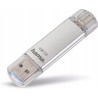 Outlet Pendrive Hama C-Laeta 64 GB USB 3.1 typ C srebrny