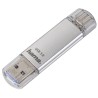 Outlet Pendrive Hama C-Laeta 64 GB USB 3.1 typ C srebrny