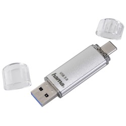 Outlet Pendrive Hama C-Laeta 64 GB USB 3.1 typ C srebrny
