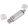 Outlet Pendrive Hama C-Laeta 64 GB USB 3.1 typ C srebrny