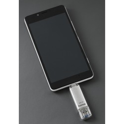 Outlet Pendrive Hama C-Laeta 64 GB USB 3.1 typ C srebrny