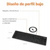 Outlet Klawiatura Amazon Basics USB hiszpańska matowa czerń