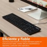 Outlet Klawiatura Amazon Basics USB hiszpańska matowa czerń