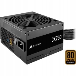 Outlet Zasilacz Corsair CX750 750 W 80 PLUS Bronze Czarny