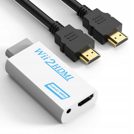 Outlet Adapter GoldOars Wii na HDMI 1080/720 do Smart TV, kabel 1,5 m