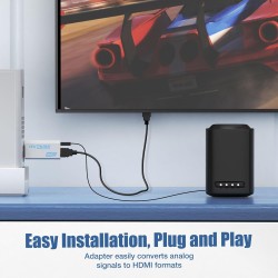 Outlet Adapter GoldOars Wii na HDMI 1080/720 do Smart TV, kabel 1,5 m