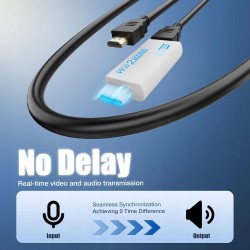 Outlet Adapter GoldOars Wii na HDMI 1080/720 do Smart TV, kabel 1,5 m