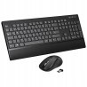 Outlet Zestaw bezprzewodowy klawiatura i mysz 2.4GHz QWERTZ ergonomiczna