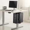 Outlet AISENS MPC03-201 Uchwyt na komputer podwieszany pod biurko czarny