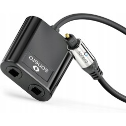 Outlet Sonero Premium adapter Toslink 1 wejście 2 wyjścia splitter audio