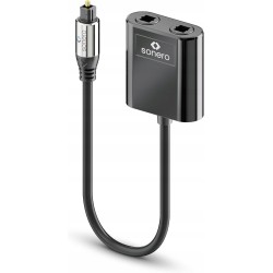 Outlet Sonero Premium adapter Toslink 1 wejście 2 wyjścia splitter audio