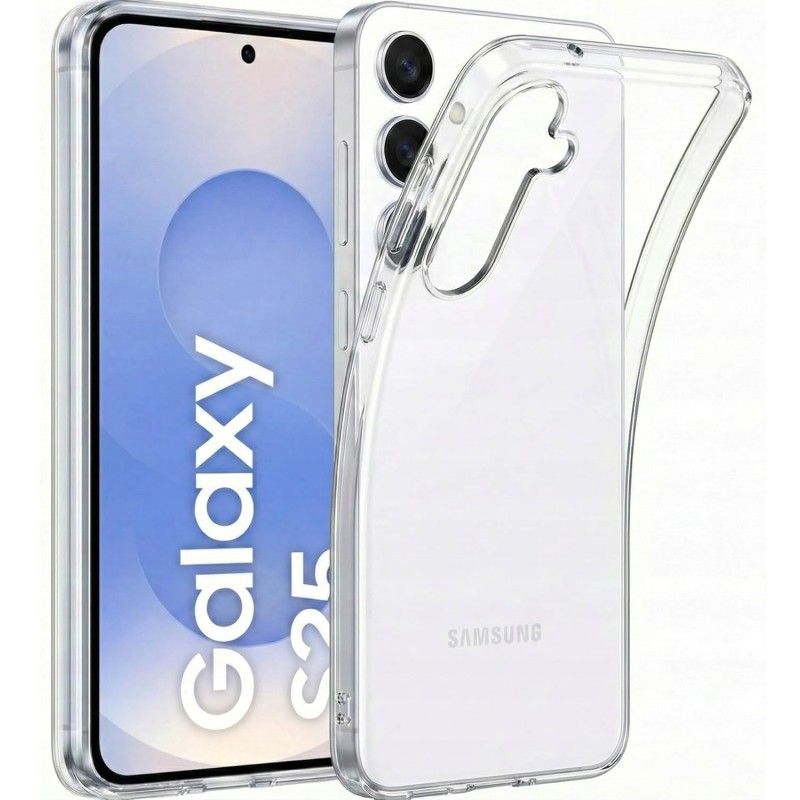 Outlet Etui Oprimio Galaxy S25 silikonowe transparentne ultra cienkie