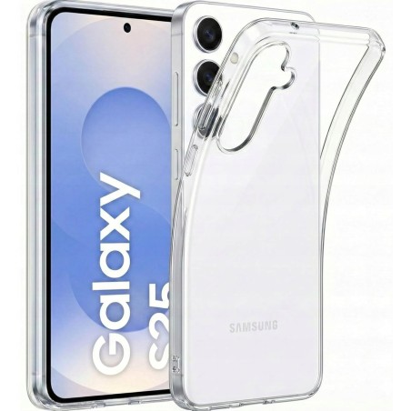 Outlet Etui Oprimio Galaxy S25 silikonowe transparentne ultra cienkie