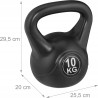 Outlet Hantle Relaxdays 1x 10 kg 1 szt. czarny OPIS
