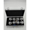 Outlet Big Game Hunters kule do petanque 8 szt metalowe komplet 4 graczy