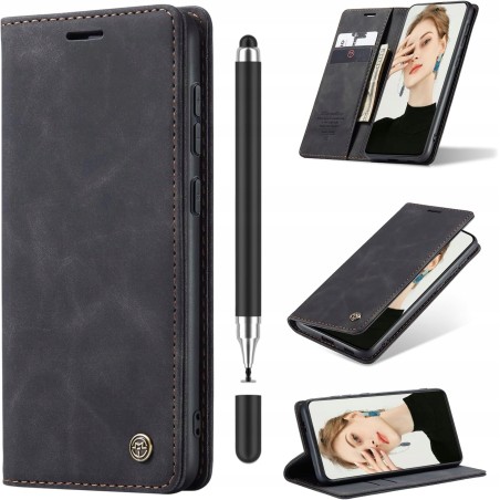 Etui na telefon komórkowy Xiaomi Redmi Note 13 Pro 5G skórzane z klapką