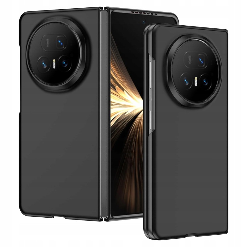 Outlet Etui Lemxiee do Honor Magic V5 silikonowe akryl czarne wytrzymałe